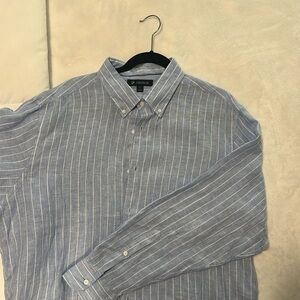 Cremieux French linen long sleeve sz XL